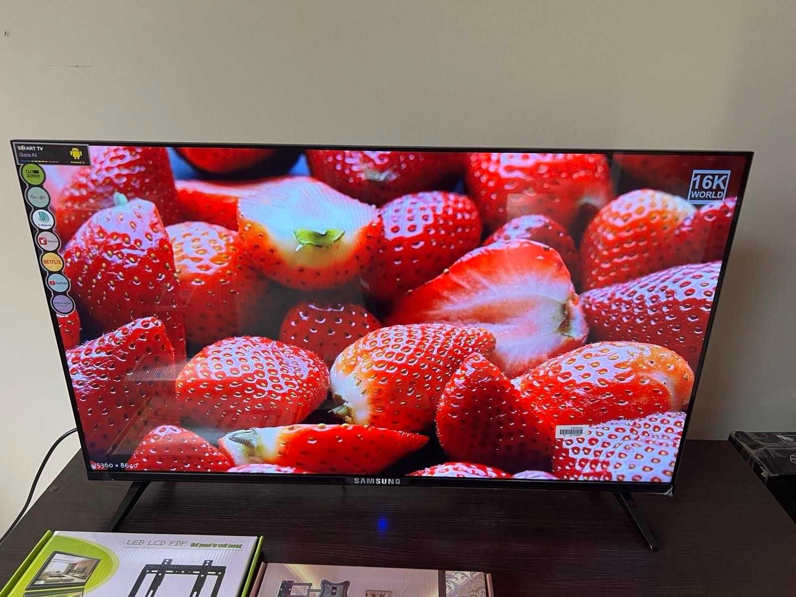 ЗНИЖКА! Телевізор 32" Samsung SmartTV, Т2 тюнер, 4кHD, WIFI Android 14