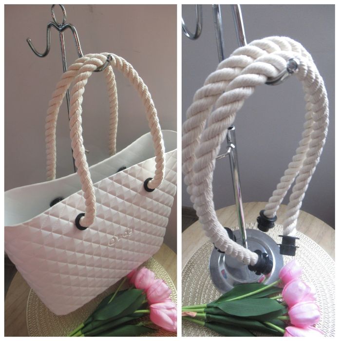 Liny białe 75cm do Obag mięsiste mocne