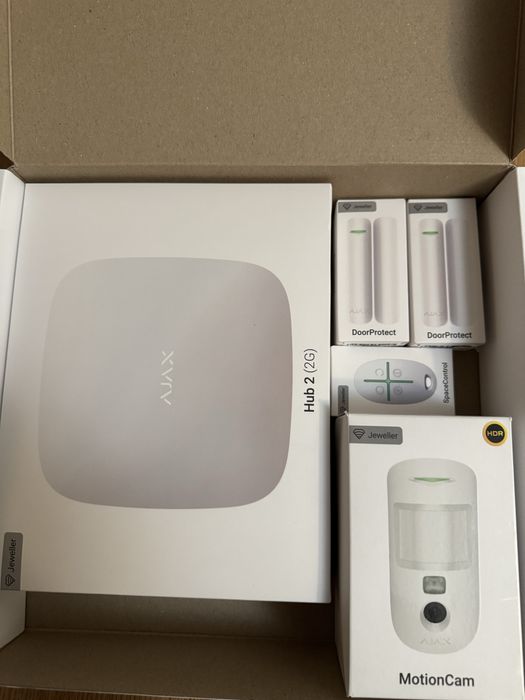 Сигналізація Ajax starterkit Hub 2 Cam комплект + подарунок