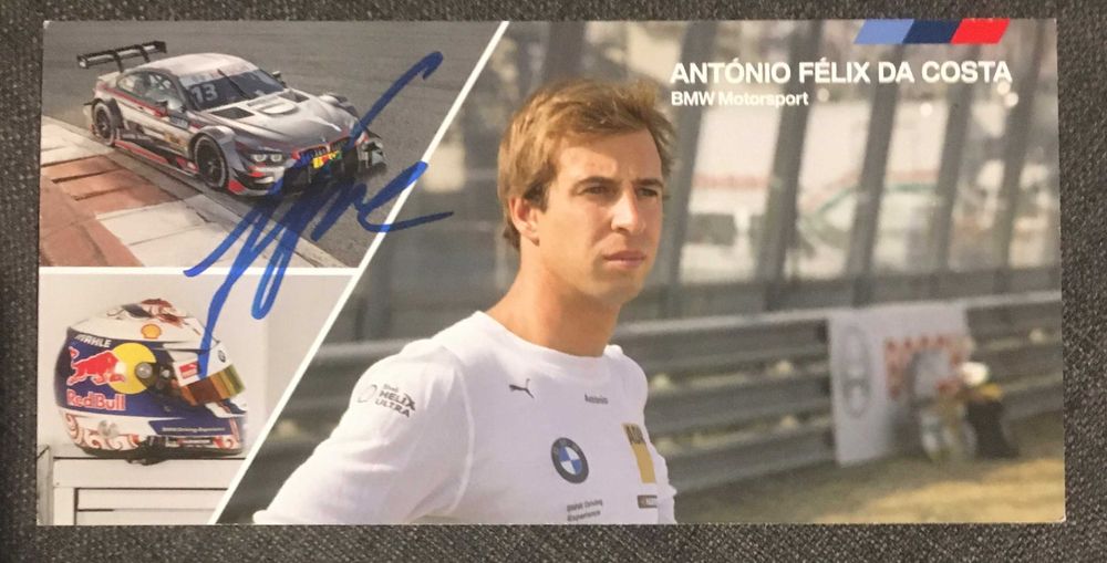 António Felix da Costa - autógrafo original