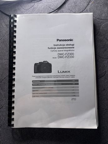 Dokladna instrukcja obslugi do aparatu LUMIX DMC - FZ300, DMC - 330