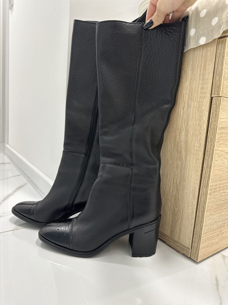 Сапоги женские натуральная кожа Carlo Pazolini Ecco Bally Baldinini