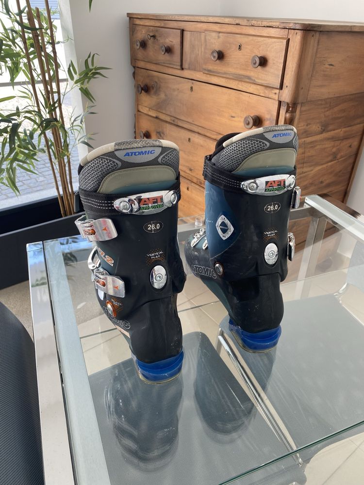 Botas de Ski Atomic tamanho 26 Equivalente a tamanho 41 Europeu
