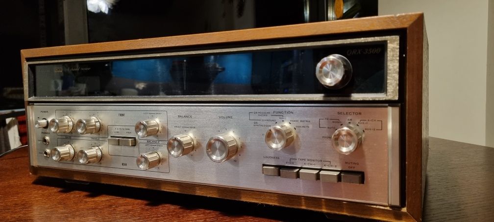 Amplituner sansui qrx 3500,vintage,quadro,monster
