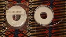 2 rolos fita-cola vedante PVC - portes incluídos