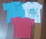 Conjunto de 1 polo e 2 t-shirts para criança - 9/12 meses