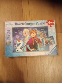 Puzzle Ravensburger Kraina Lodu. Przyjaciele 2x24 el.