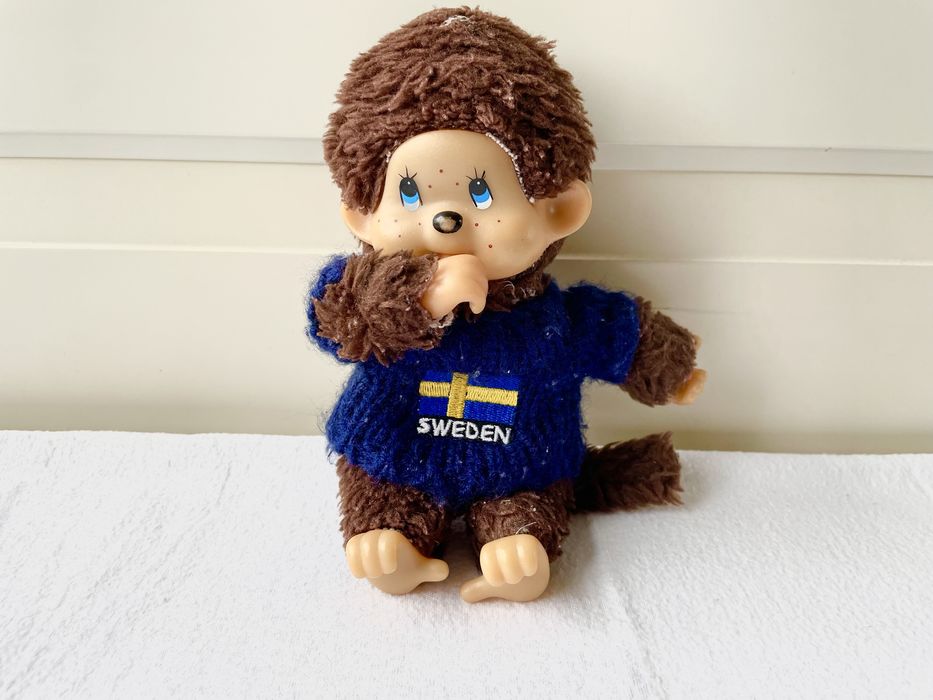 Małpka Monchichi • 22 cm • zabawka vintage