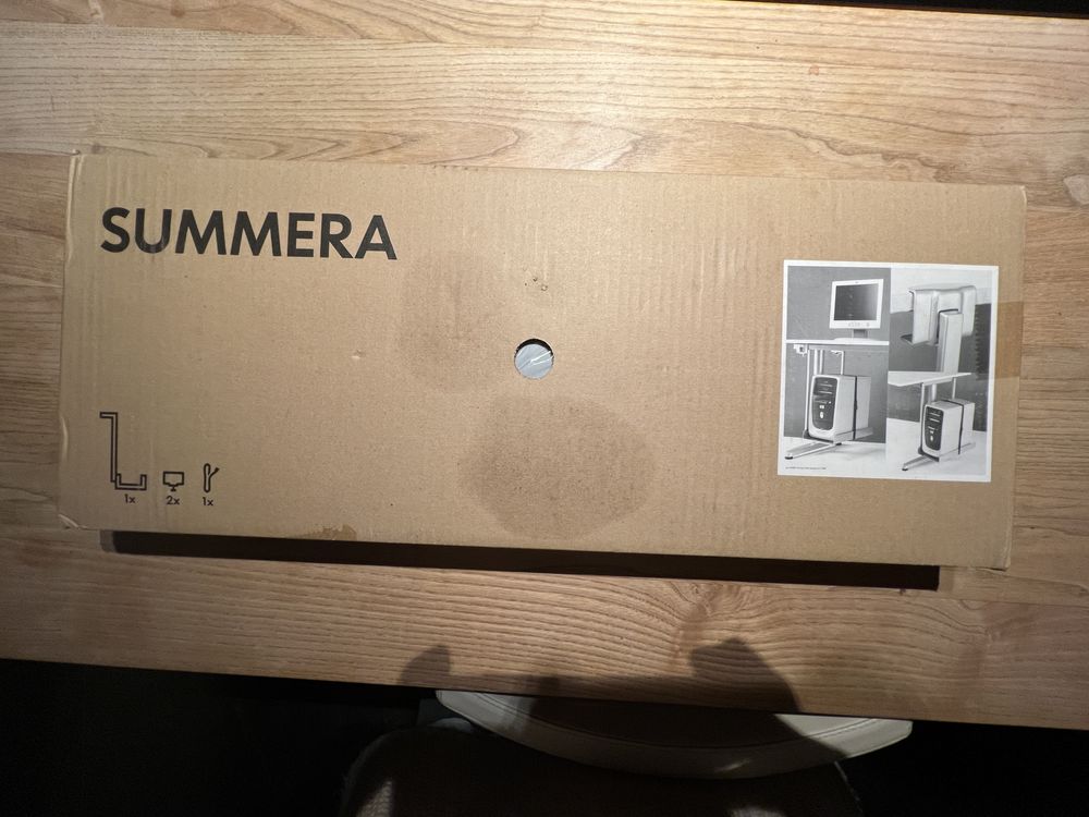 Uchwyt ramię Summera Ikea na komputer stacjionarny