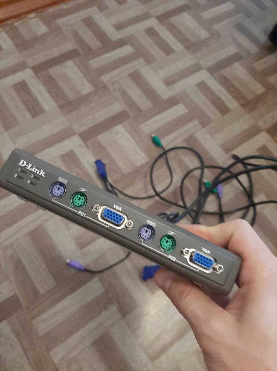 KVM переключатель D-Link DKVM-4K | KVM переключатель VGA PS/2 Б/У