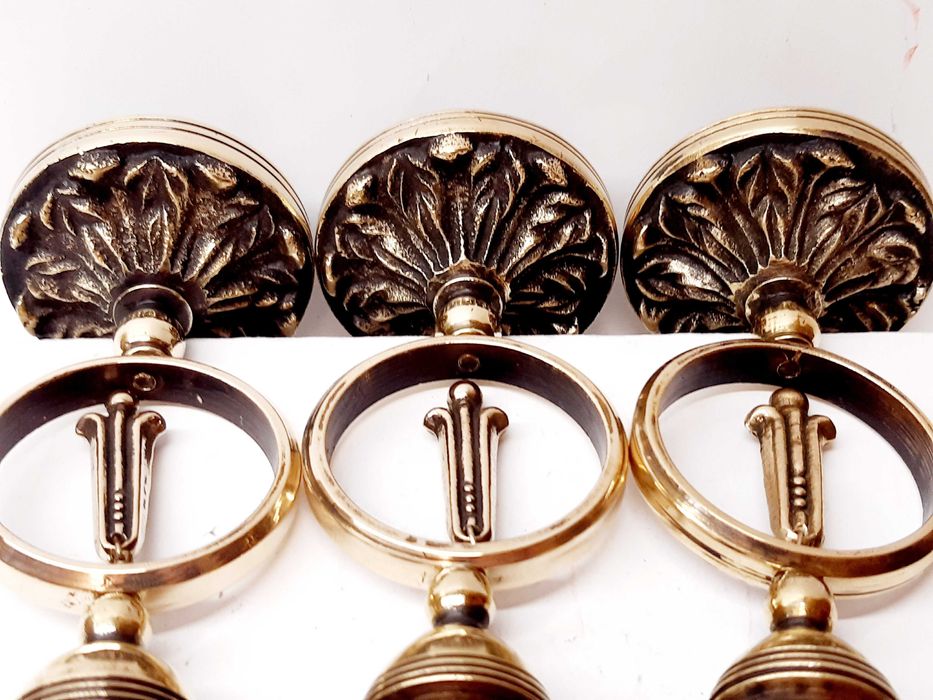 Старинный подсвечник из латуни на одну свечу, цена за 1 подсвечник