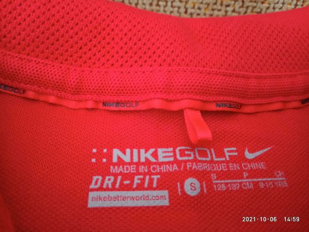 Polo Nike vermelho para menino
