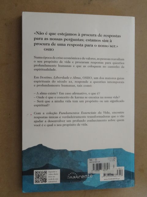 Destino, Liberdade e Alma de Osho