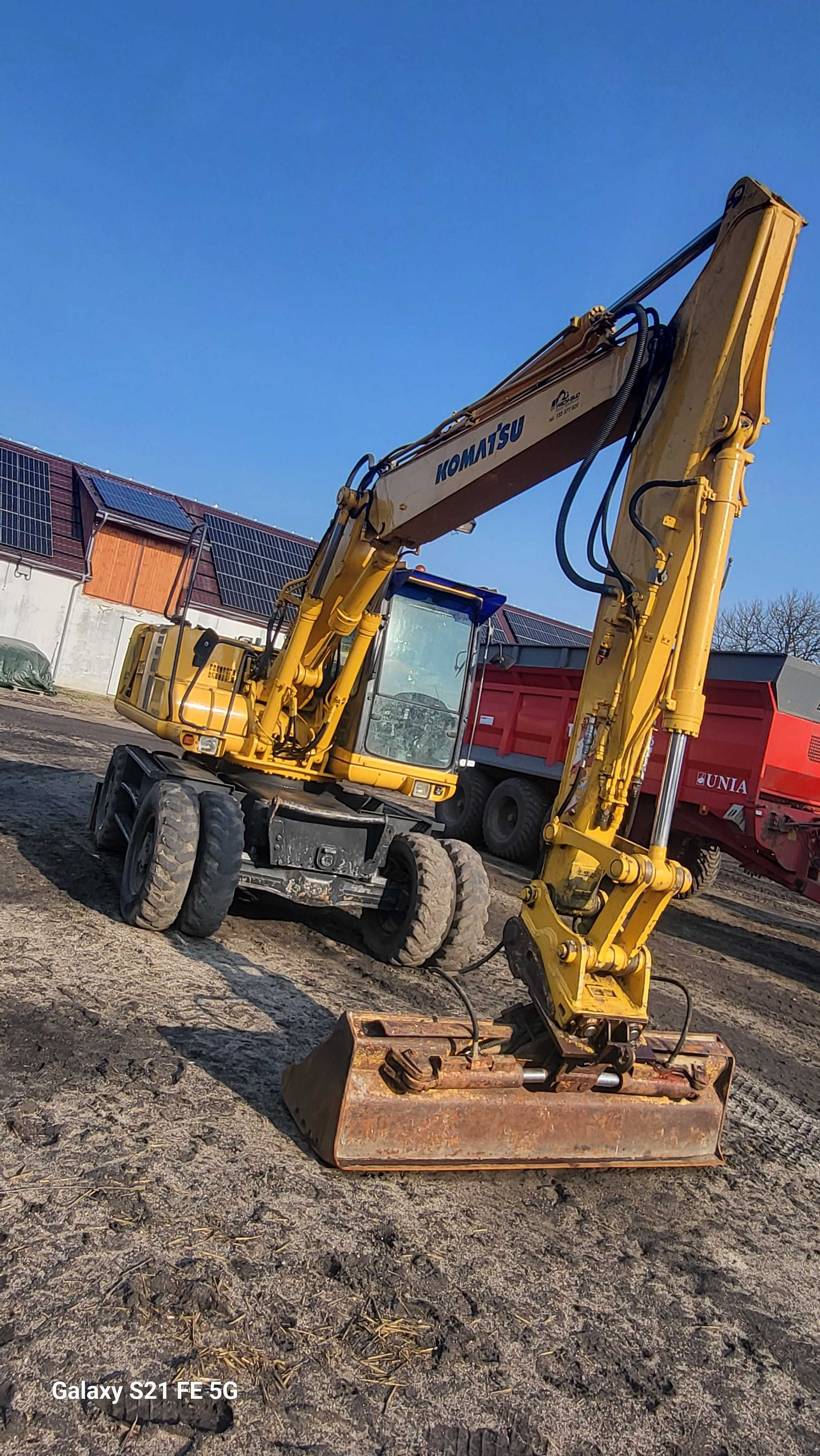 Koparka komatsu PW130