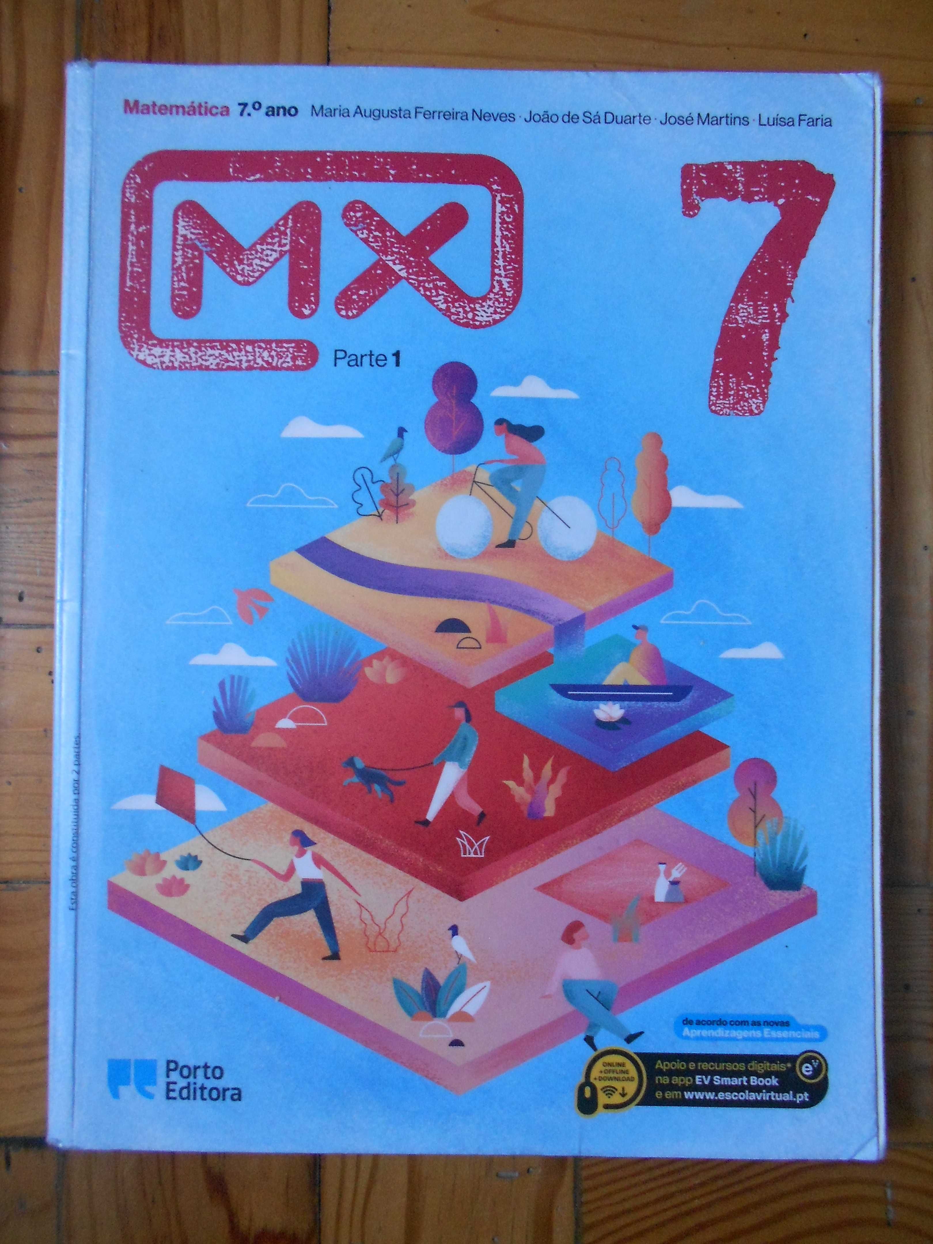 manuais livros escolares 7º ano