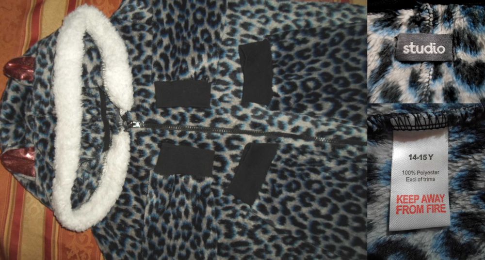 Комбинезон пижама слип кигуруми флисовый 13-14-15-16 лет рост 164-170