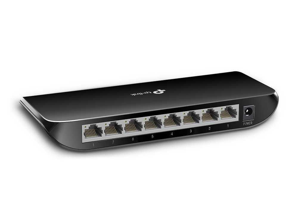 Новый 8-портовый Гигабитный коммутатор Tp -Link TL-SG1008D v.10.0