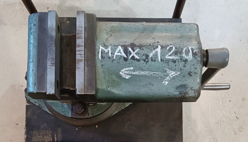 Imadło maszynowe, uchylne, kołyskowe, max 120