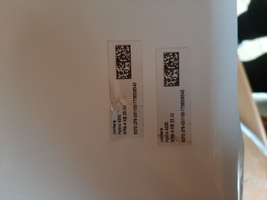 Piecyk gazowy podgrzewacz junkers hydro 4200