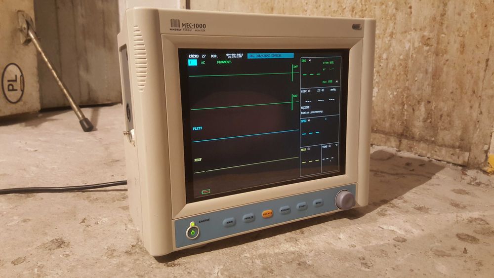 Kardiomonitor - MINDRAY MEC-1000. Czytaj opis.