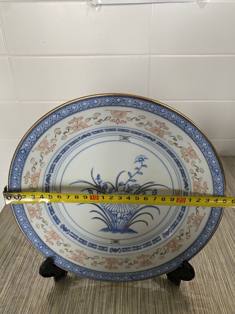 Prato de porcelana china