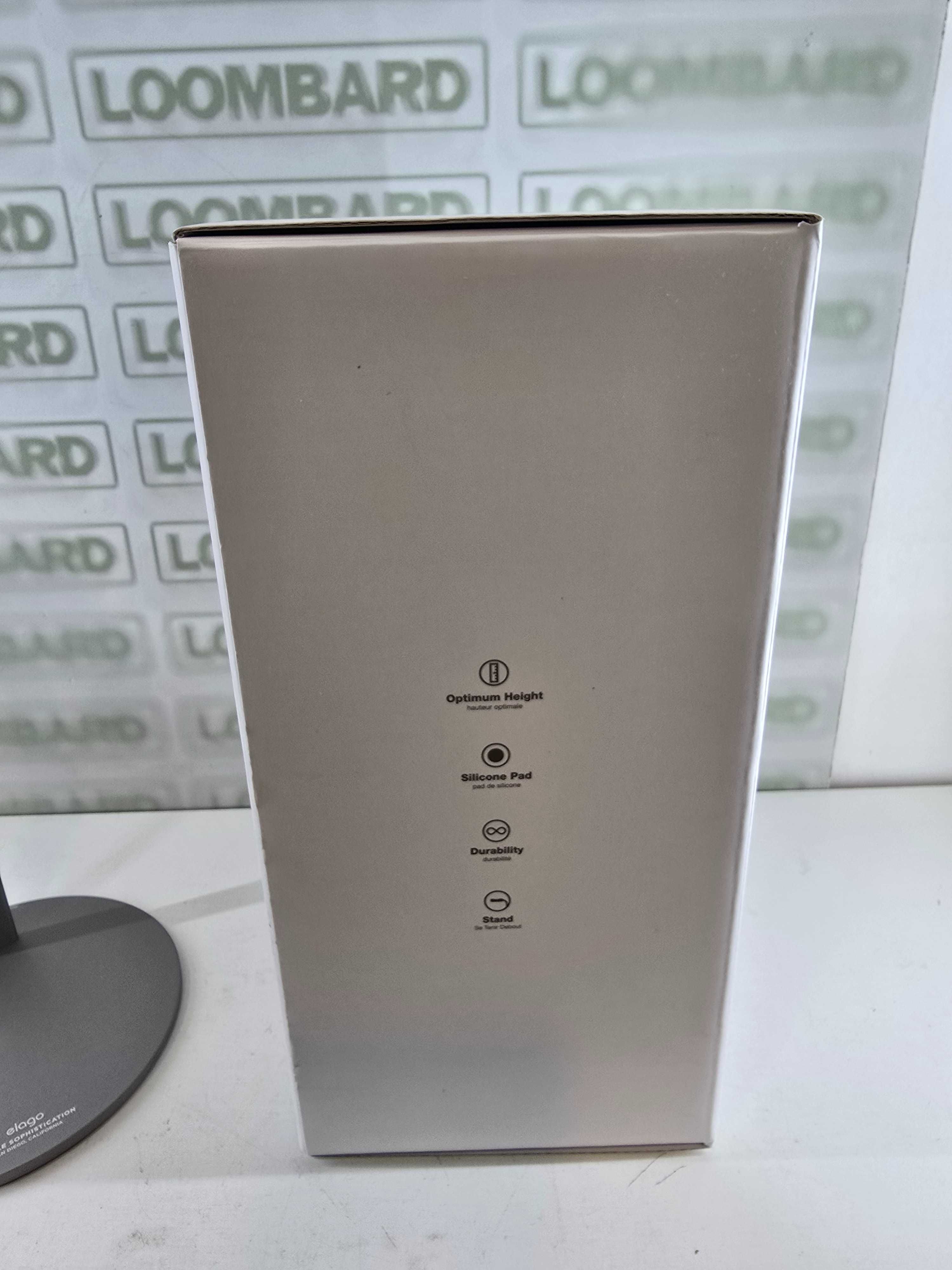 ELAGO Aluminiowy Stojak na słuchawki H Stand, Srebrny