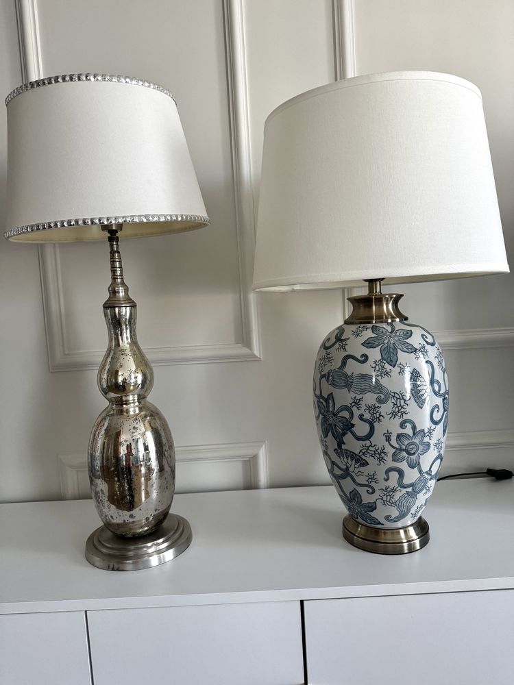 duża Lampa stojąca glamour 77cm