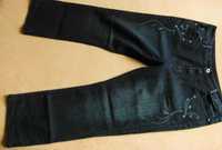 Spodnie dżinsowe z haftem - rozm.46-48