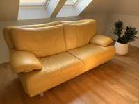 Zestaw wypoczynkowy sofa kanapa fotele Kler skora