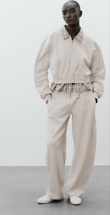 Костюм Zara, бежевий костюм, спортивний костюм