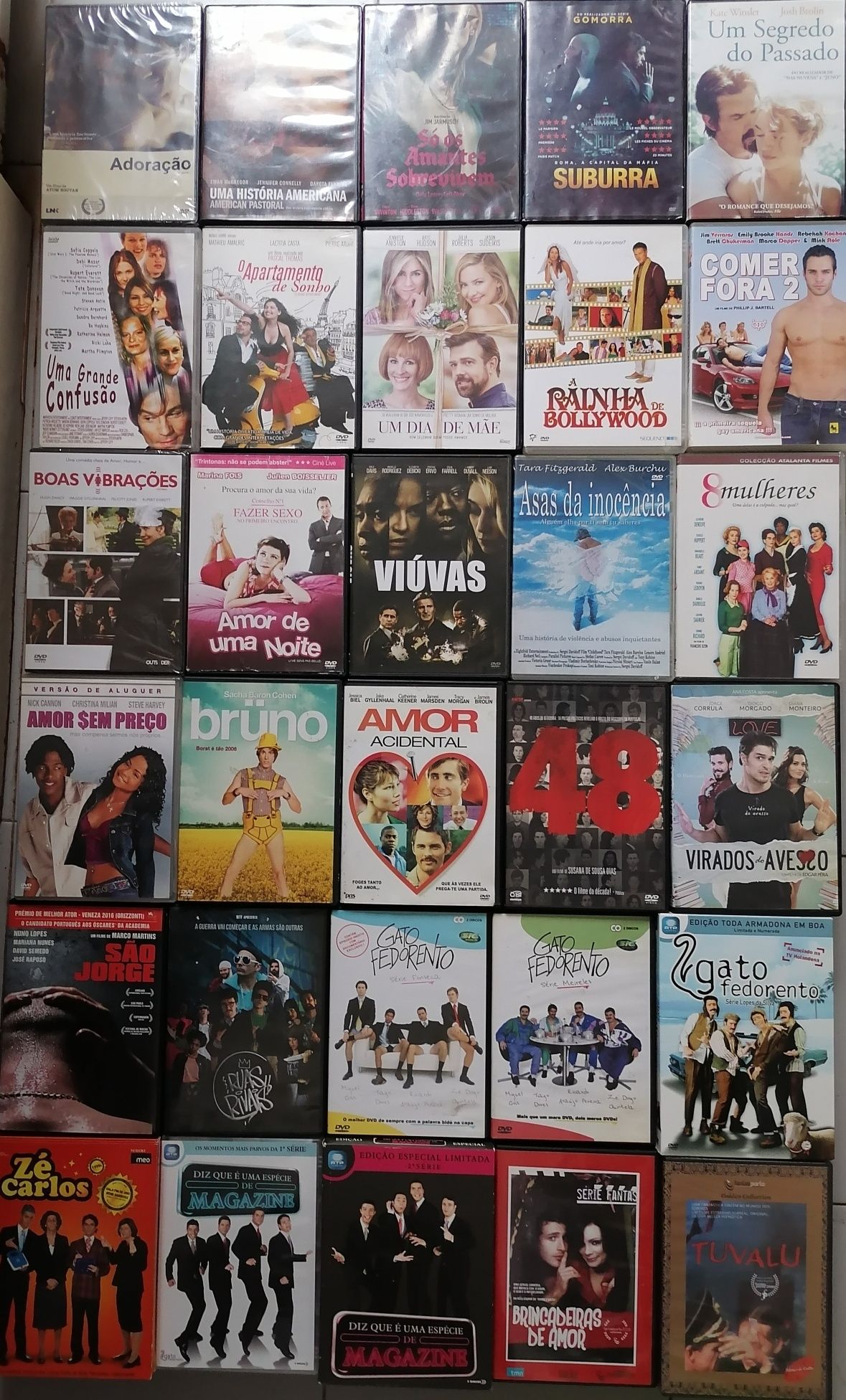 Lote de 253 DVD's Originais 
(LOTE 31)