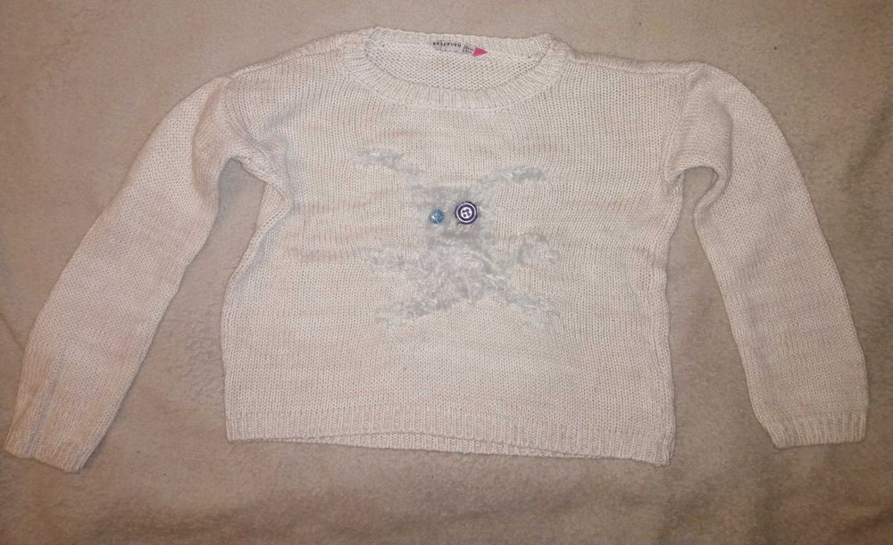 Dwa sweterki dla dziewczynki rozmiar 116