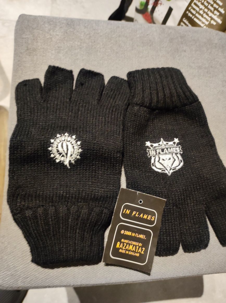 Wristband, Patchs luvas Machine Head In Flames