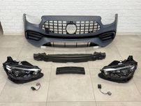 Обвес AMG Е63 рестайлинг W213 Mercedes бампер пороги фары обвес Е 213