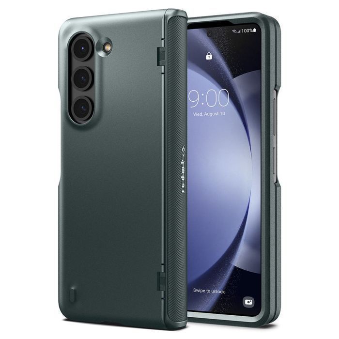 Etui Spigen Slim Armor Pro Galaxy Z Fold 5 - Zielono-Abyssinian