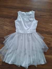 Sukienka tiulowa biała komunijna 164 smyk