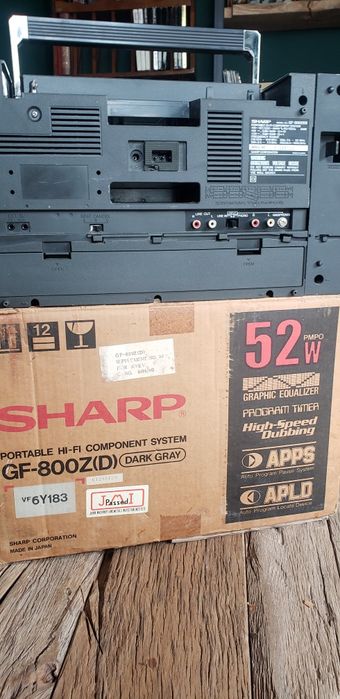 Sharp GF-800, коробка. Sharp GF-700 , QT-90