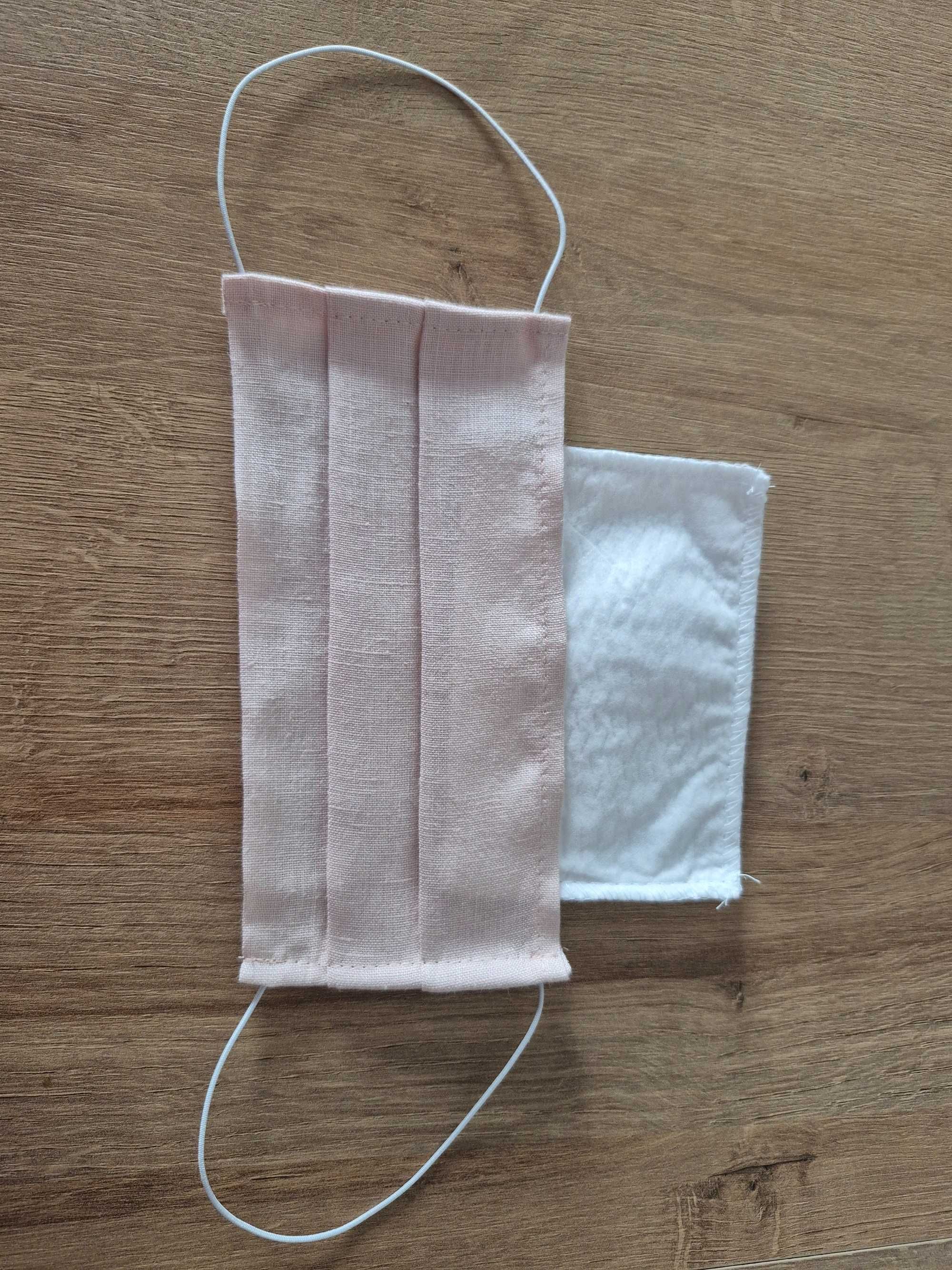 PAKIET 10 Maseczek LNIANYCH z Filtrami