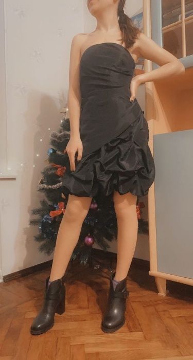 Платье черное, Vila Clothes, xs (34)