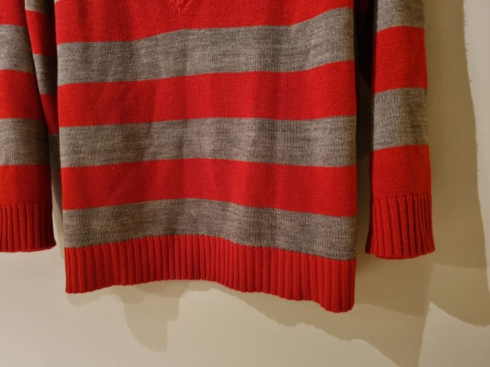Sweter L 40 Bonprix Collection sweterek w pasy bluzka swetr