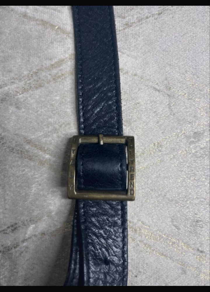 Skórzana torebka jmnik The Trend czarna na ramię vitage oldschool