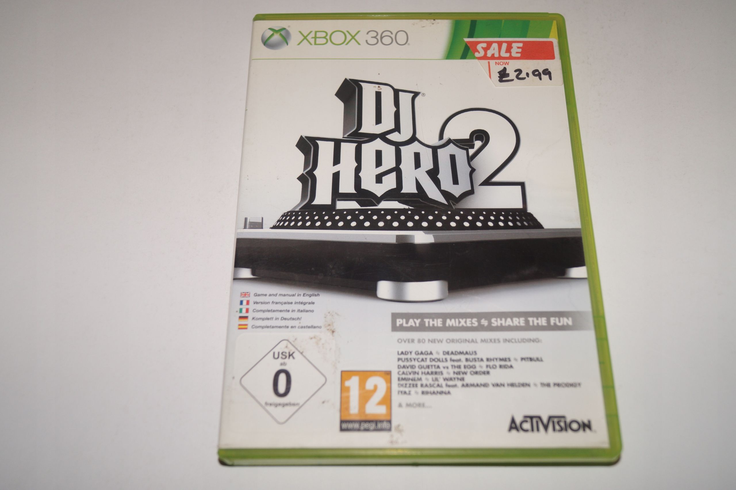 Dj Hero 2 Microsoft Xbox 360 Gra Na Mikser