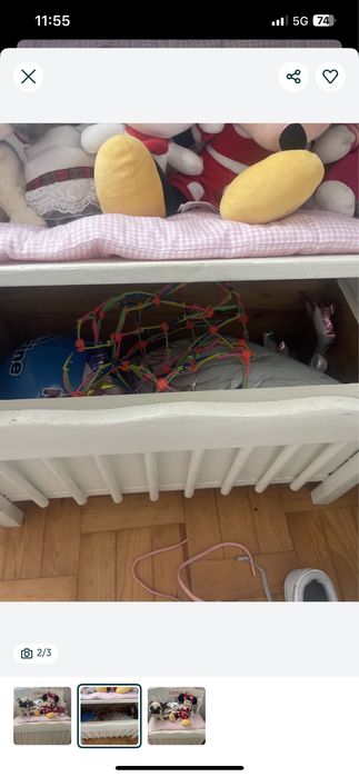 Banco bau de crianca