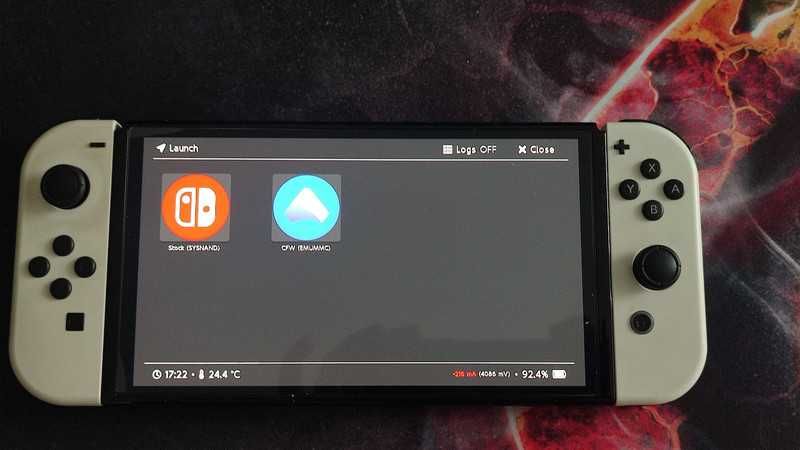 Konsola nintendo switch oled CFW 256GB