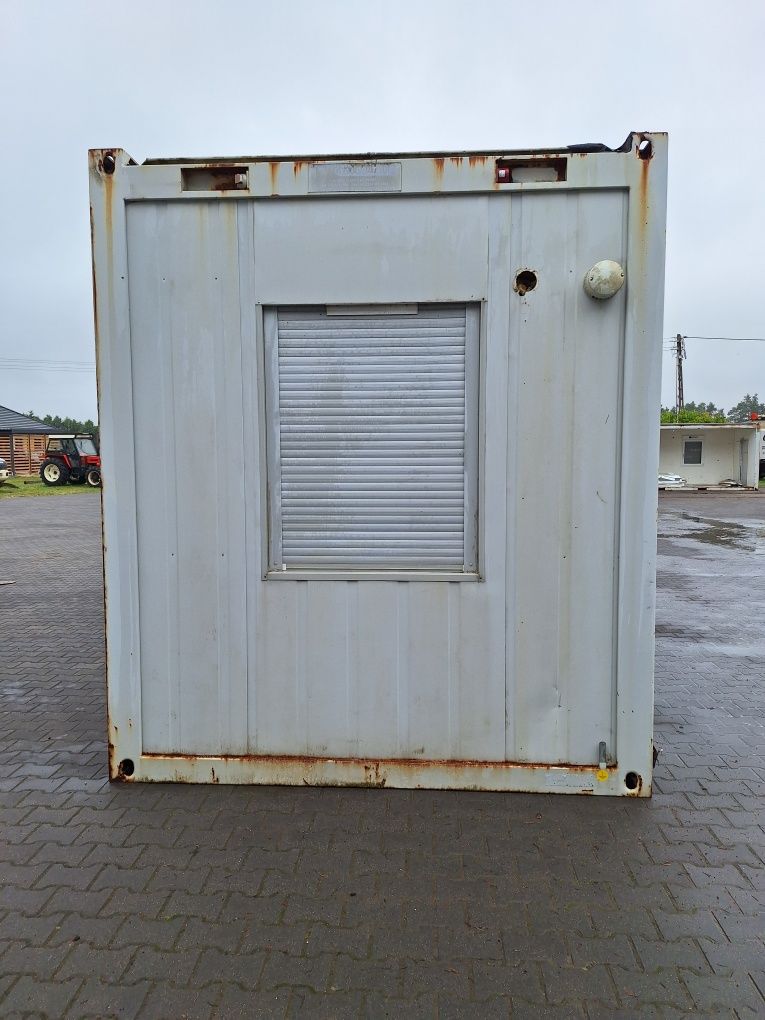 Kontener biurowy modułowy budowlany Containex 3 sciany 6x2.5m