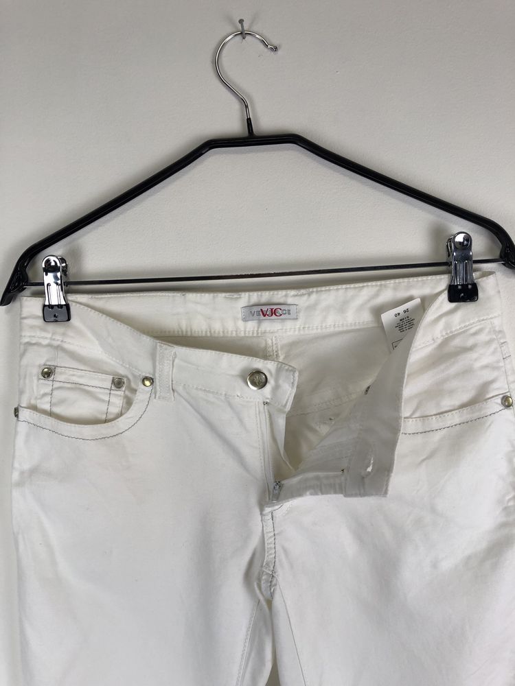 Женские белые джинсы Versace, кофта, куртка, рубашка