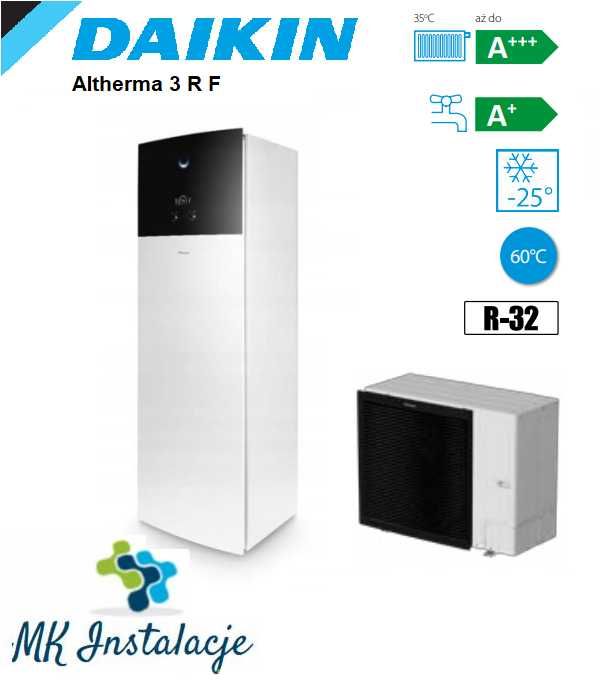 Daikin Altherma 3RF 11kW A+++/A++ Montaż Pompy Ciepła z materiałem