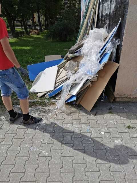 WYWÓZ GABARYTÓW wywóz gruzu wywóz śmieci Opróżnianie mieszkań skuwanie