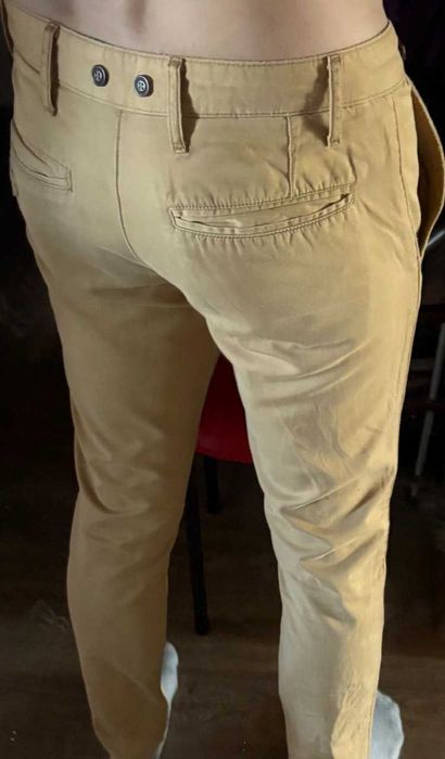 Брюки штани джинси бежеві чоловічі