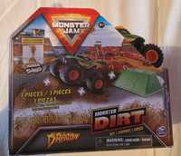Monster Jam Dirt Truck Samochód Terenowy Dragon +
Piasek Kinetyczny